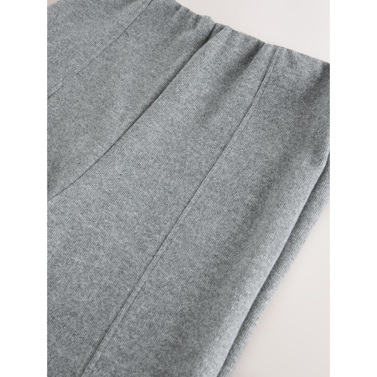 Pantalon ample en maille côtelée douce gris anthracite, NEXT