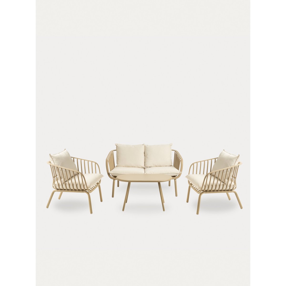 Ensemble de jardin Métal - MADEIRA beige, KENAY