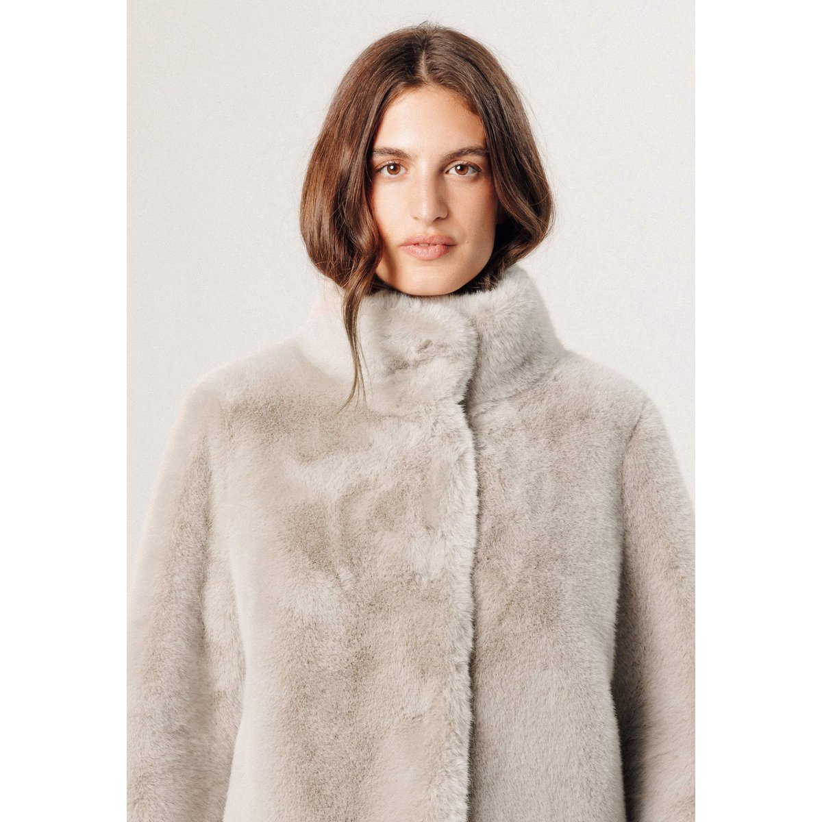 Blouson coupe courte et doux beige, RODIER