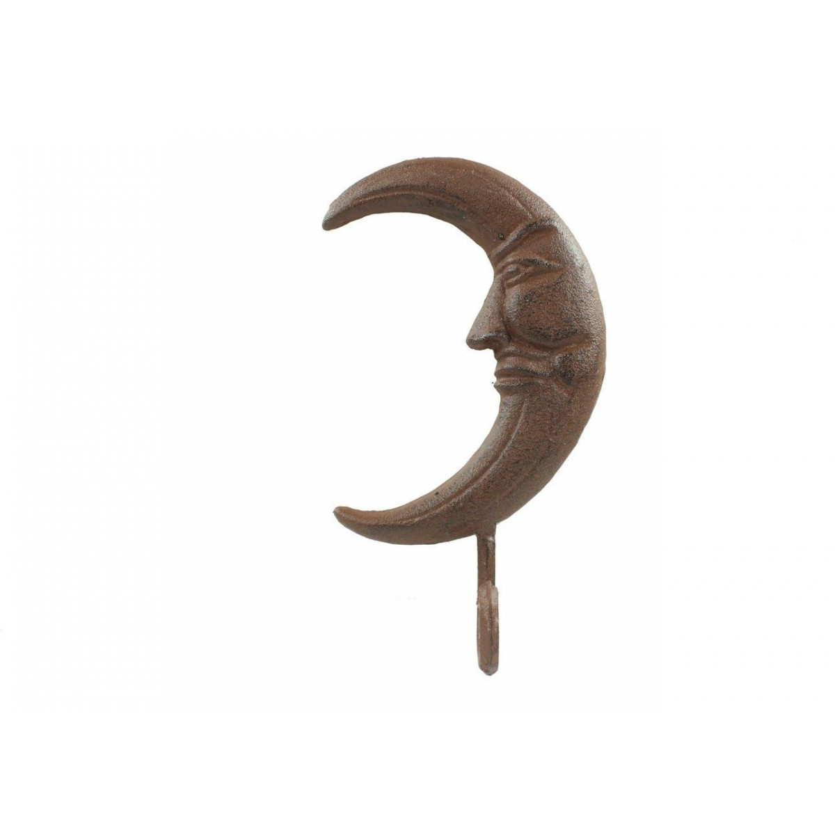 Porte serviettes accroche lune fonte marron, DECORATION D’AUTREFOIS