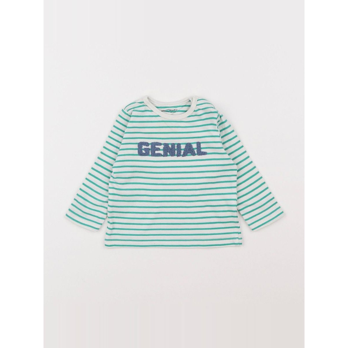 Tee-shirt - Très bon état blanc, vert, VERTBAUDET