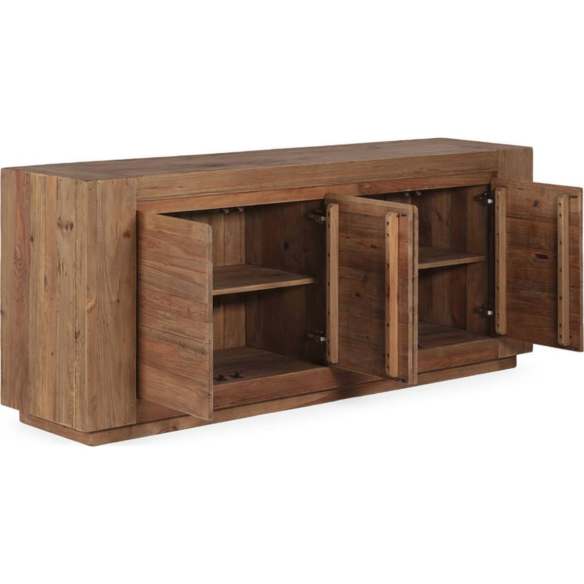 Buffet en bois de pin recyclé naturel vieilli, RECOLLECTION