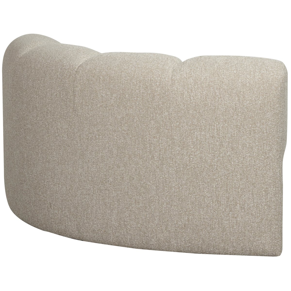 Élément de canapé d'angle de bouclé MOJO beige, WOOOD
