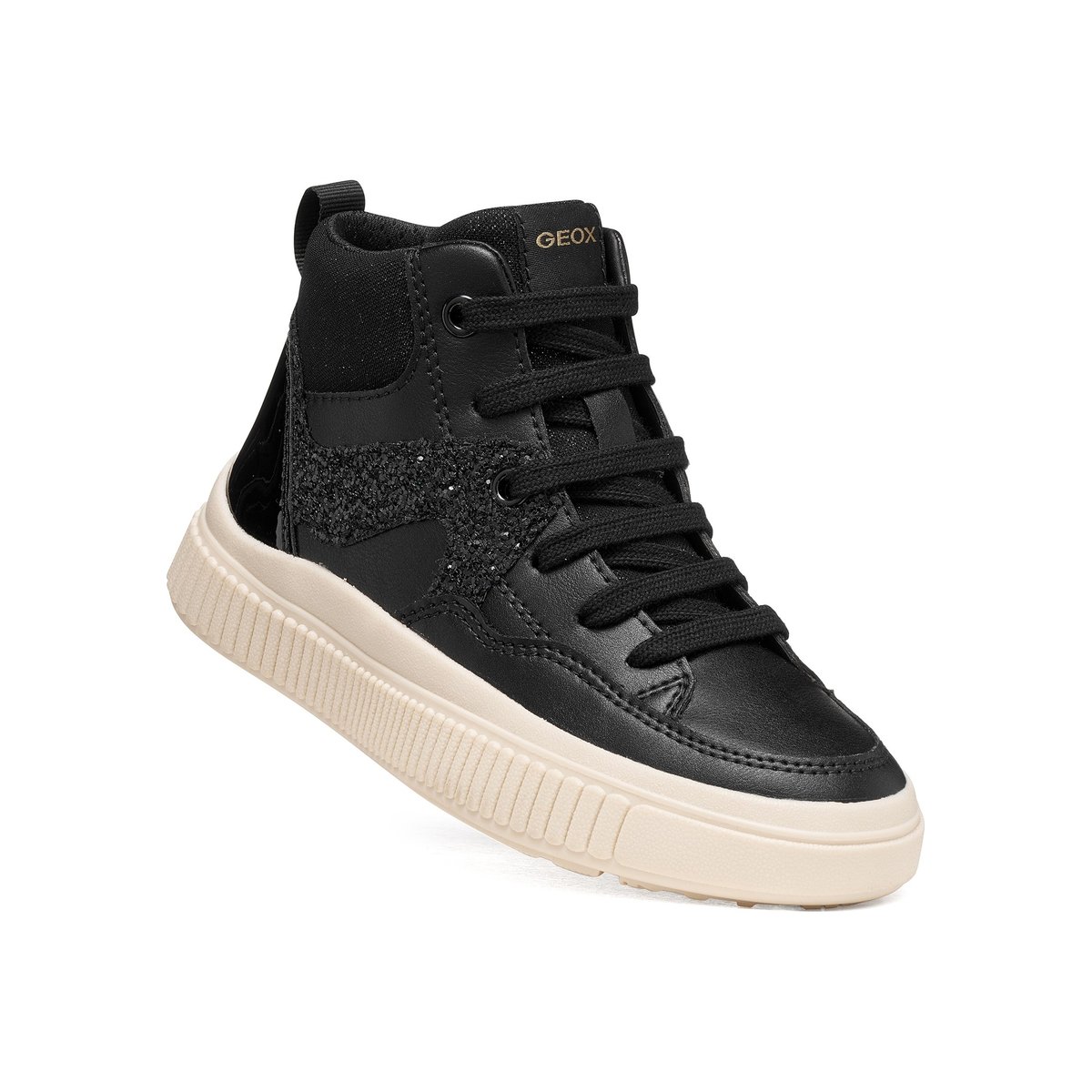 Baskets J LAQUINNY noir, GEOX