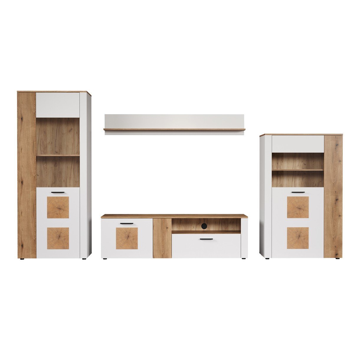 Etagère murale avec 1 tablette L170 cm - VITORIA blanc, CALICOSY
