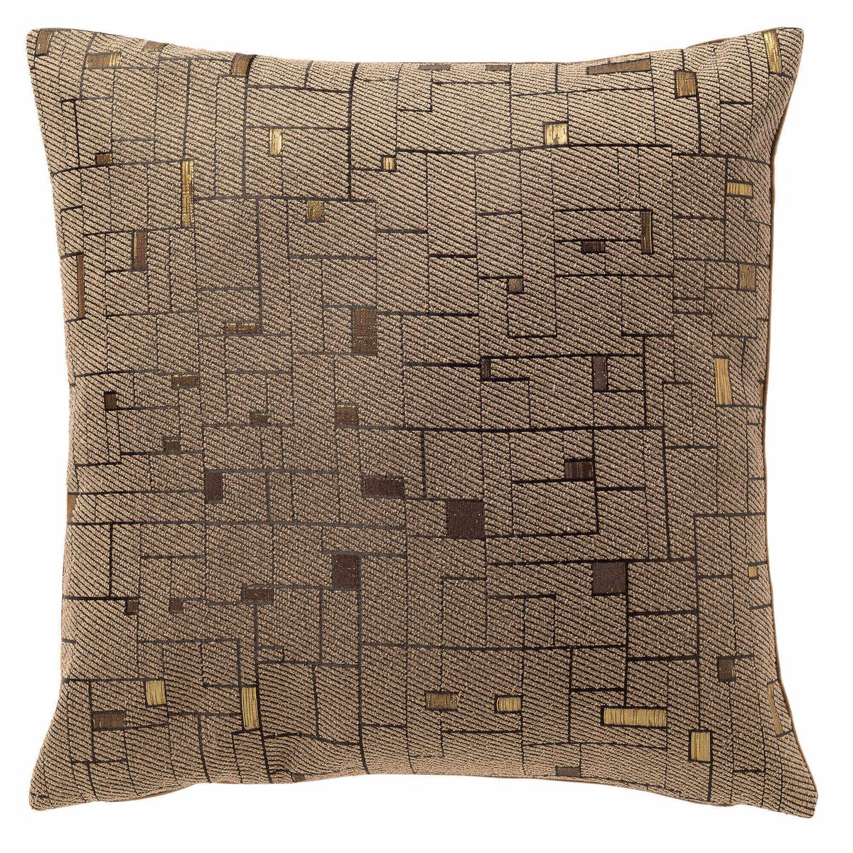 Housse de coussin Gibson brun, DUTCH DECOR