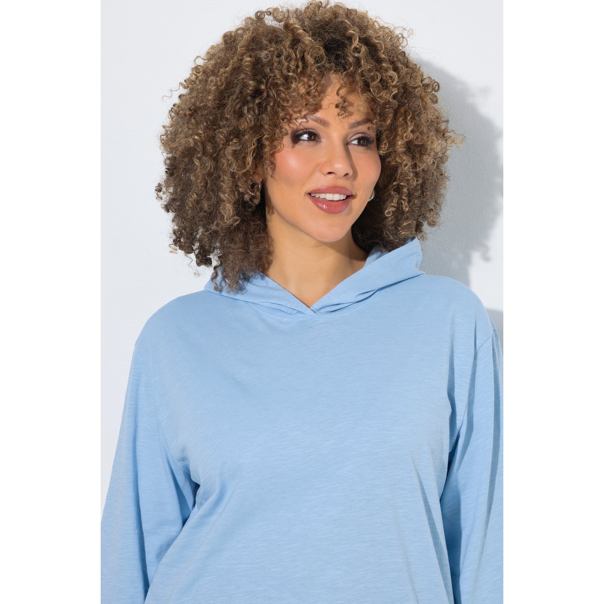 T-shirt à capuche bleu ciel, ULLA POPKEN