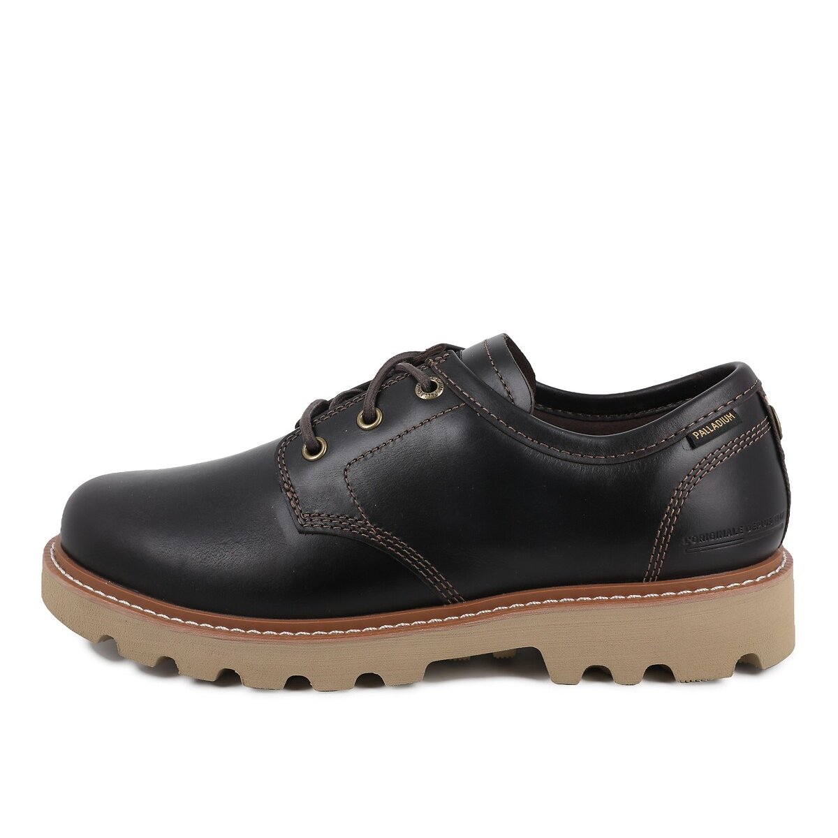 Derbies en cuir, Trooperlite Ox marron, PALLADIUM