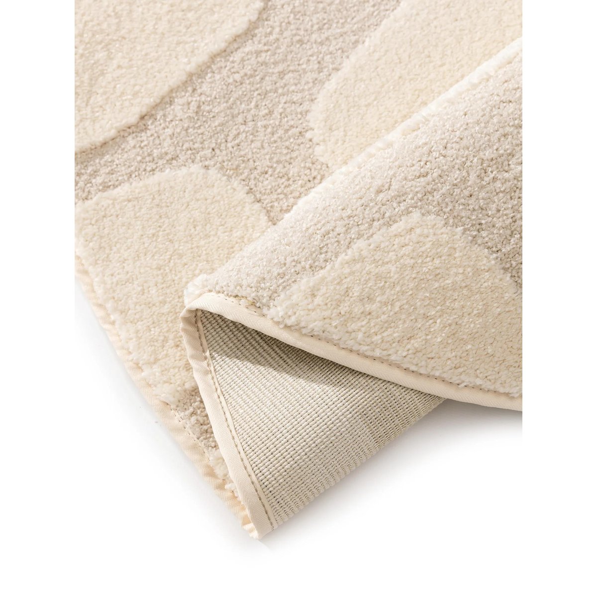 Tapis rond EVE crème, BENUTA
