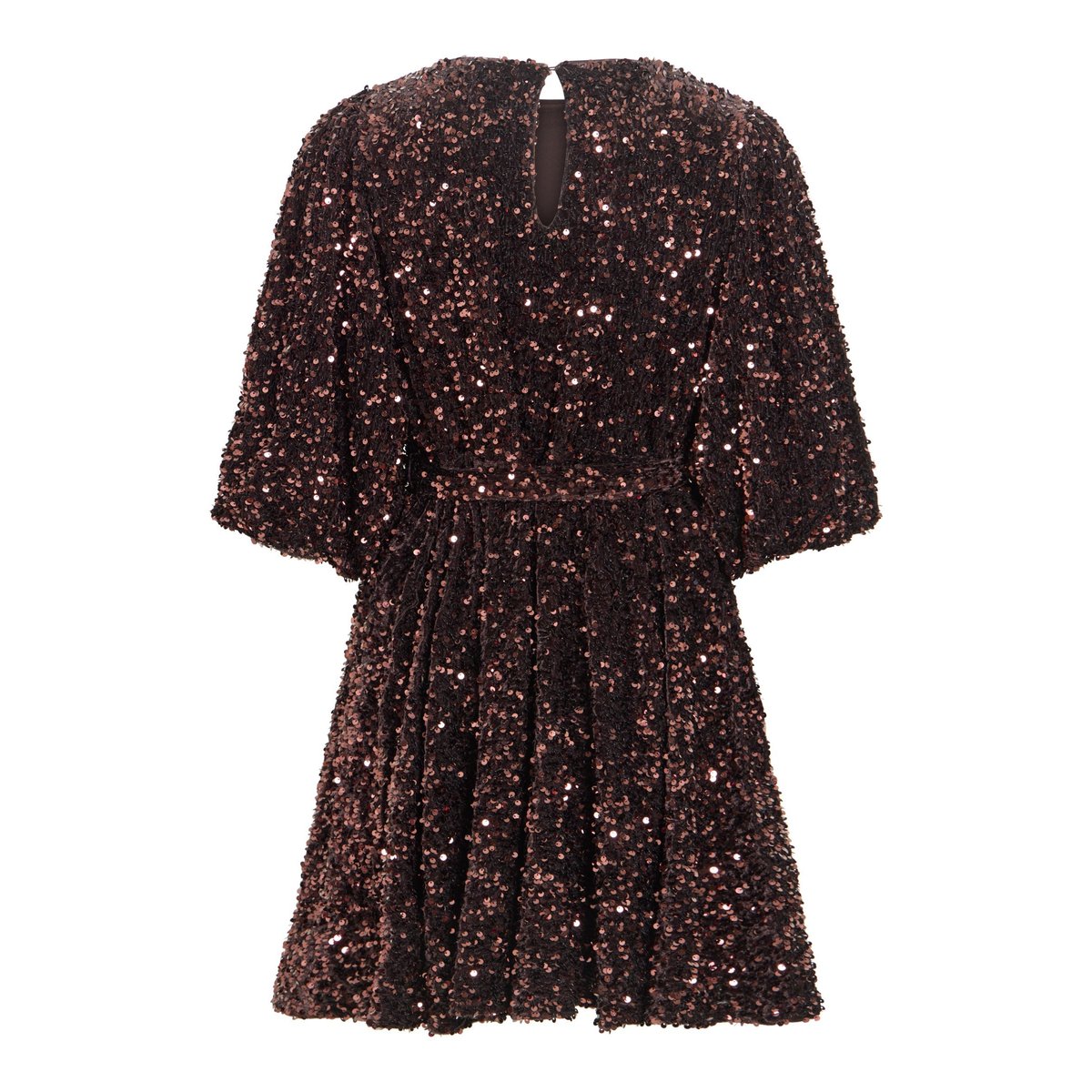 Robe Courte marron - coffee bean1, VILA