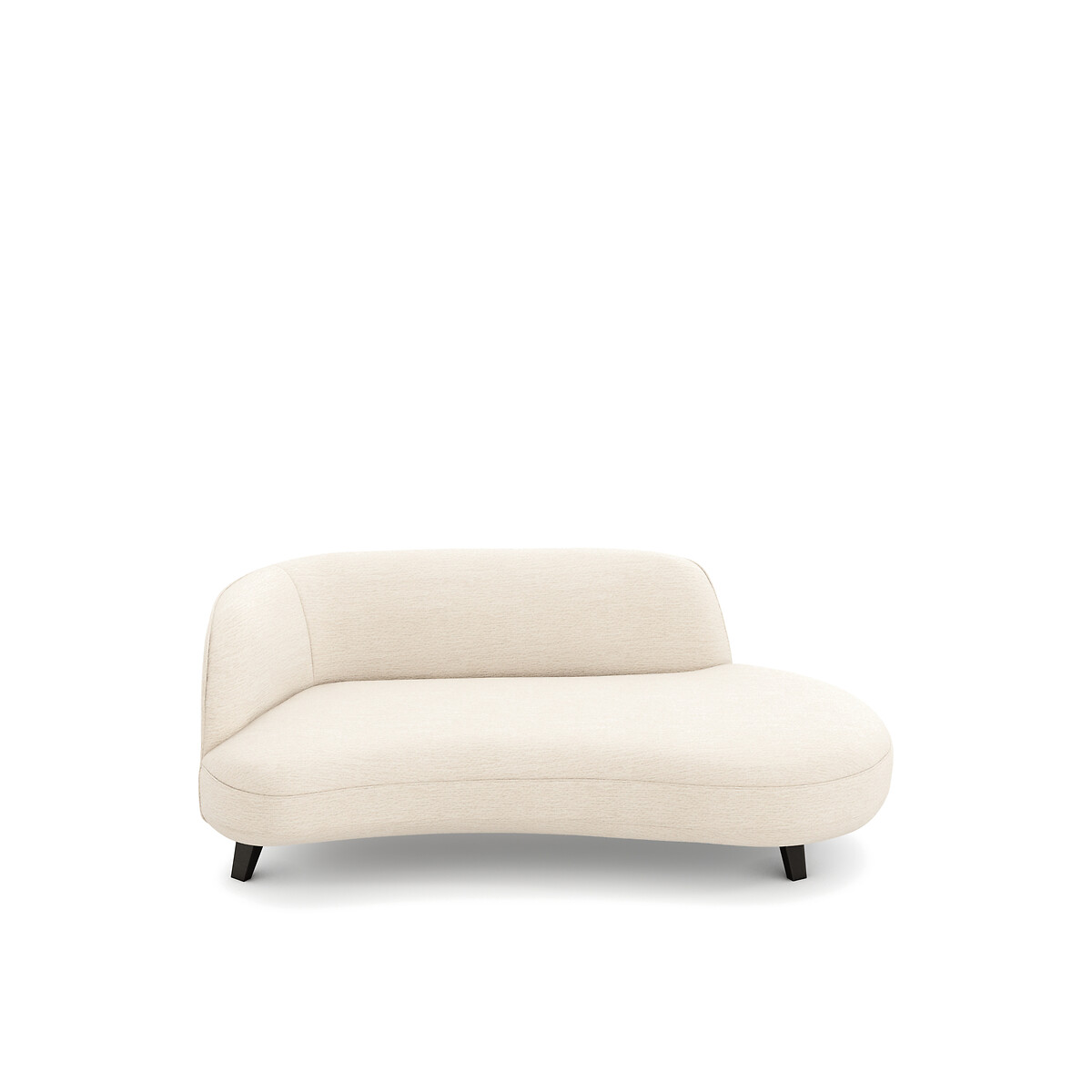 Canapé dormeuse chenille recyclée, ROSEBURY craie, AM.PM X EMMANUEL GALLINA