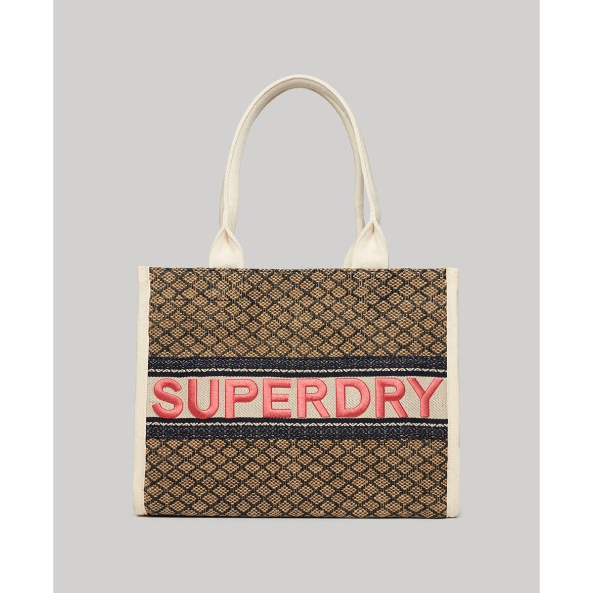 Sac fourre-tout Luxe bleu marine losange, SUPERDRY