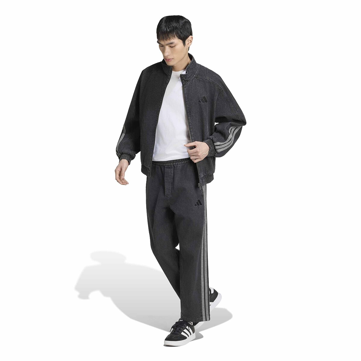 Veste denim, loose fit, STADIUM noir, ADIDAS SPORTSWEAR