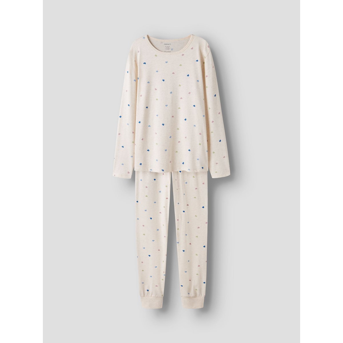 Pyjama blanc - peyote melange, NAME IT