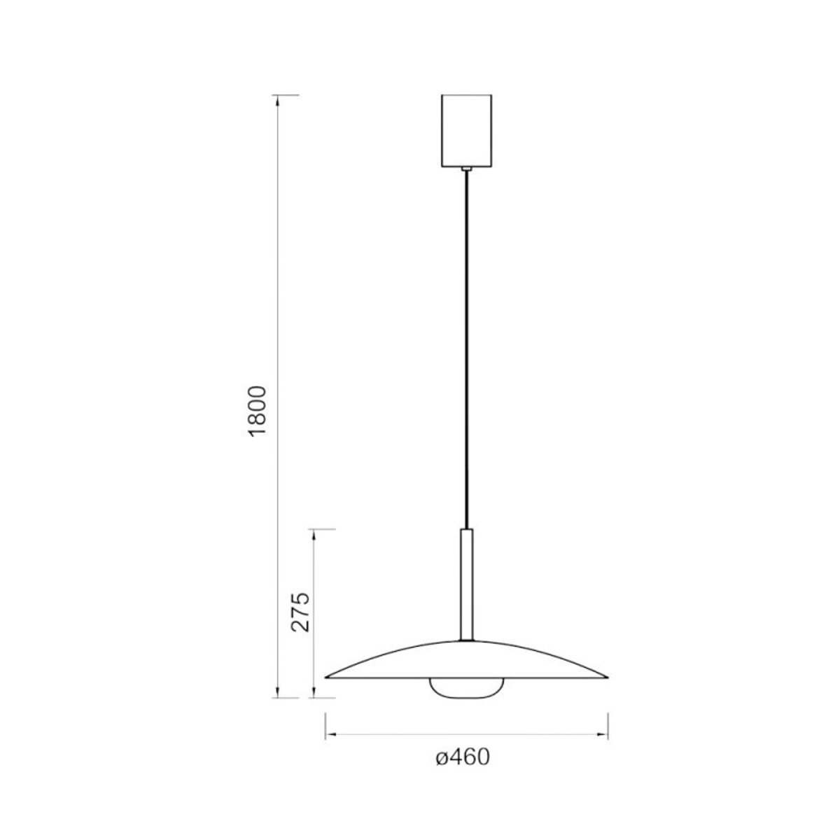 Suspension réglable cuisine noir led LIDIA noir, MILLUMINE
