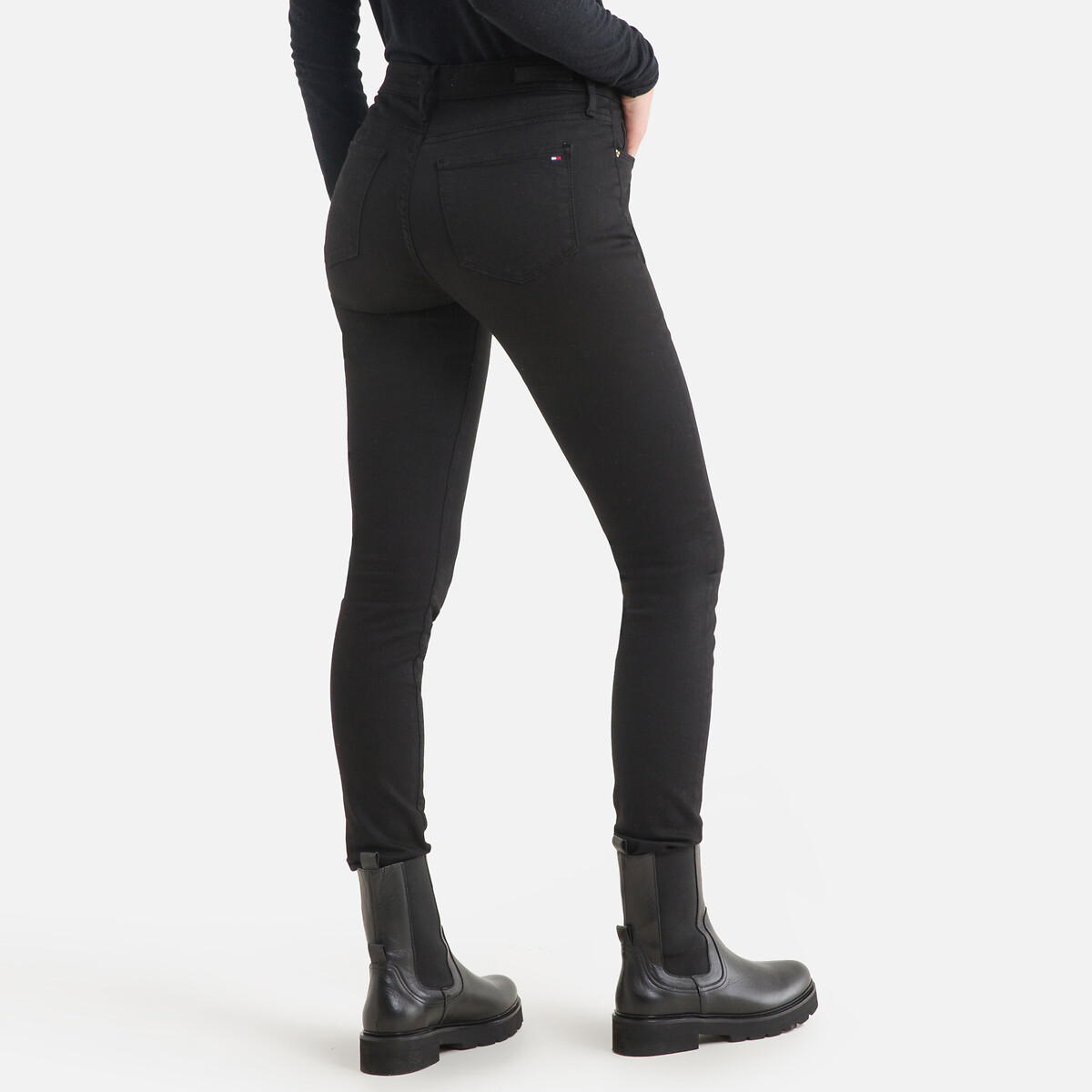 Slim Fit Jeans black, TOMMY HILFIGER