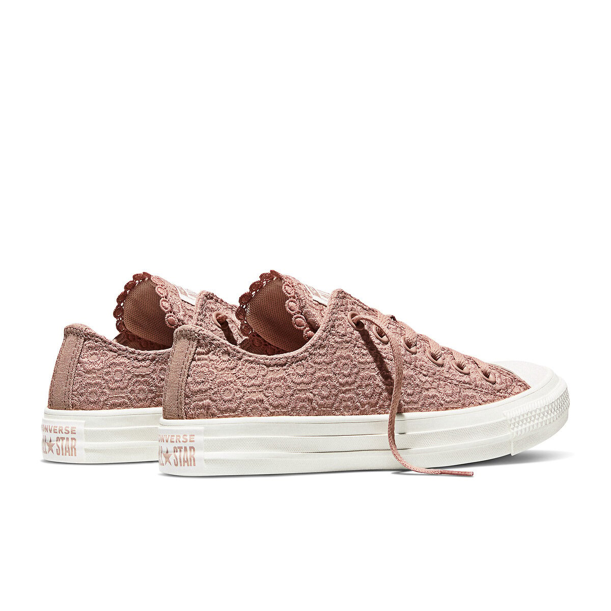 Chuck Taylor All Ox Crochet Trainers dusty pink, CONVERSE