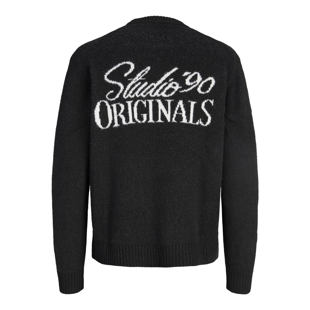 Pull En Maille black 1, JACK & JONES