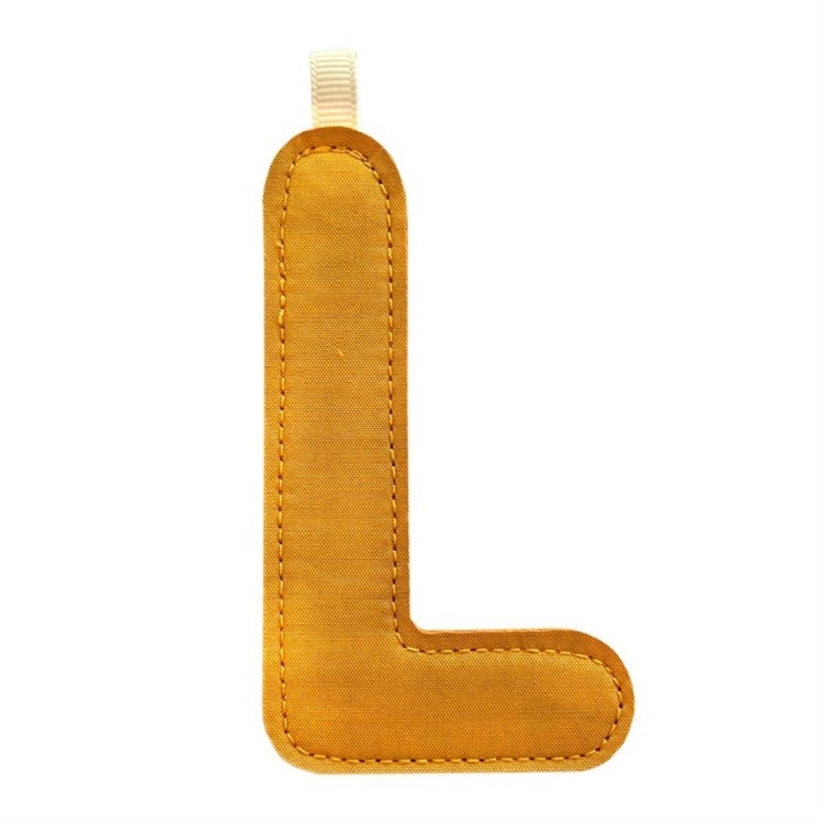 Lettre de l'alphabet décorative L orange, LILLIPUTIENS