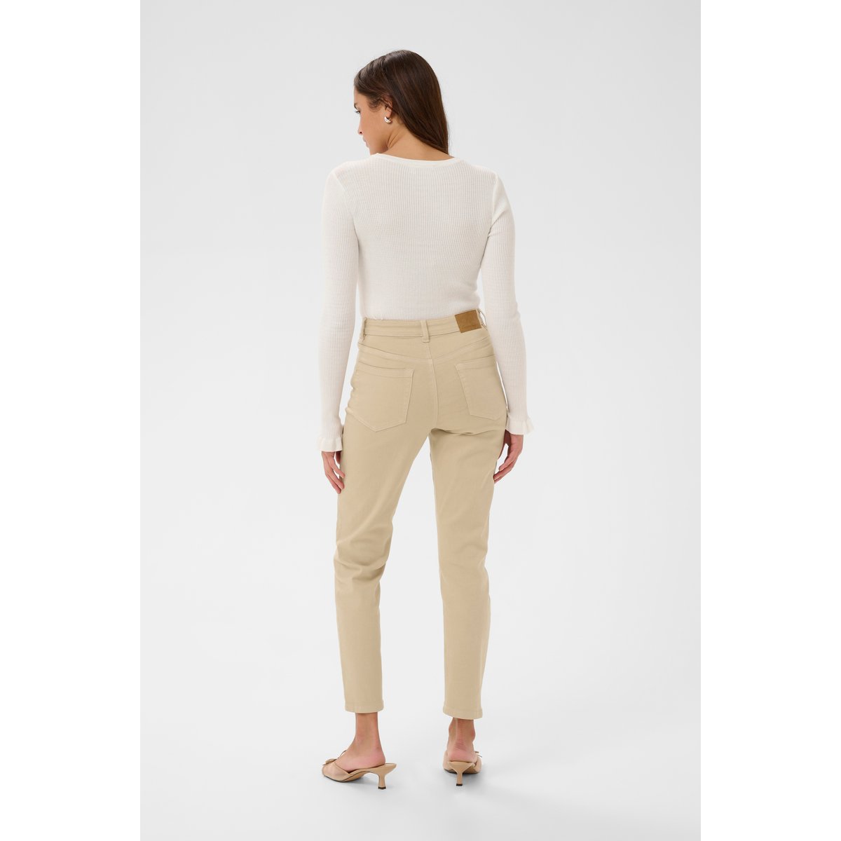 Jeans beige feather gray, KAFFE