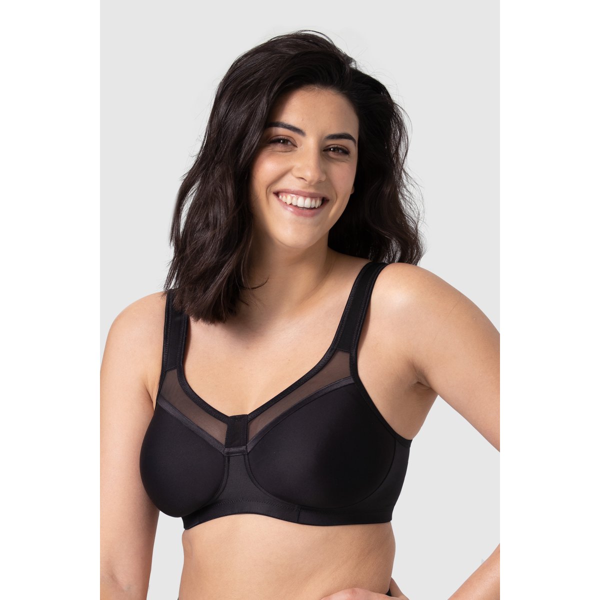 Soutien-gorge sans armatures Sweet Senses noir, MISS MARY OF SWEDEN
