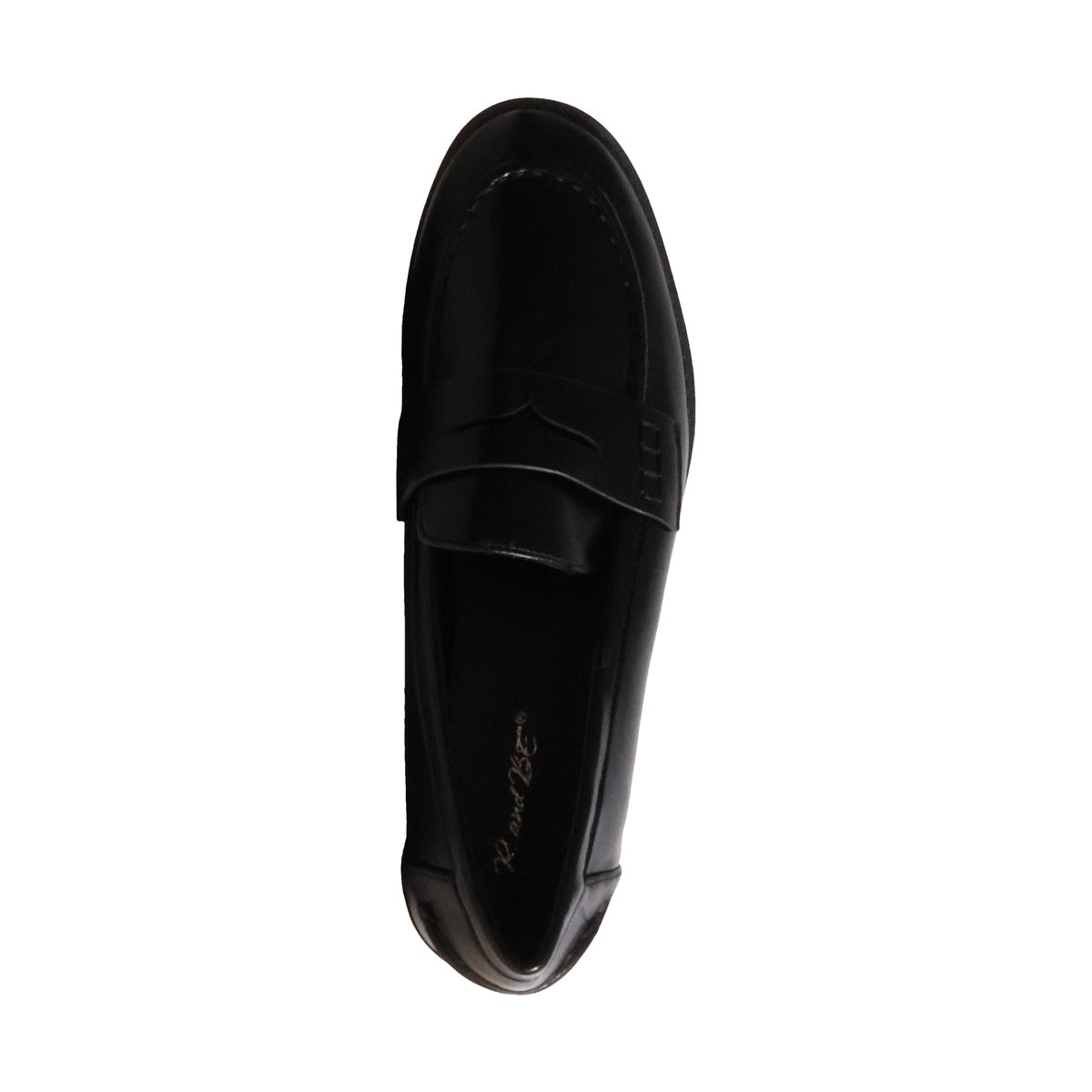 Mocassins à Enfiler R And B noir, ENZA NUCCI