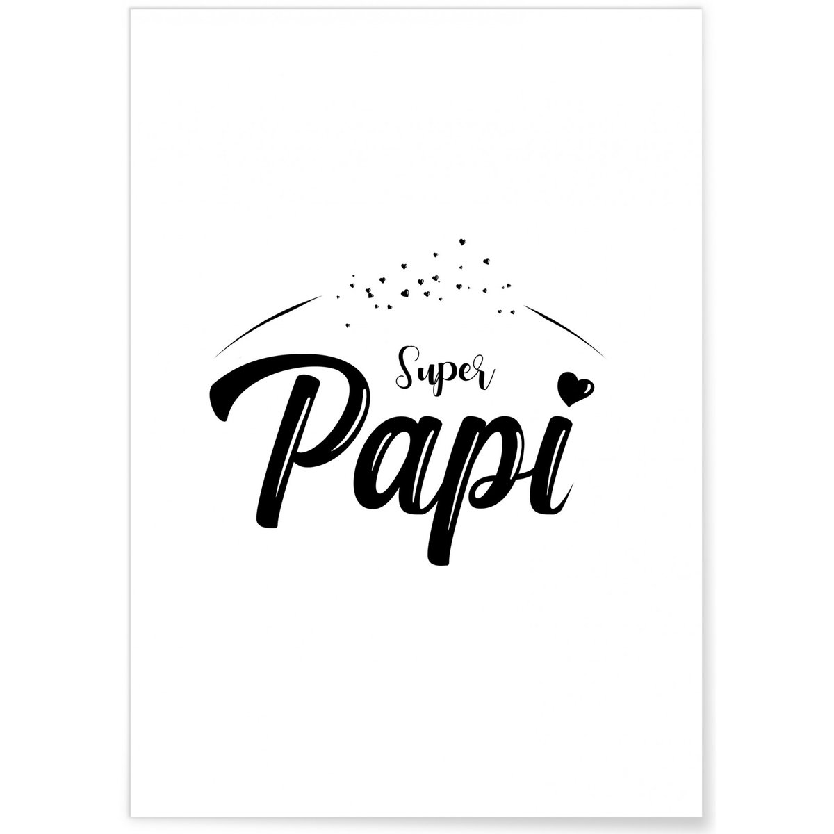 Affiche Super papi blanc, L'AFFICHERIE