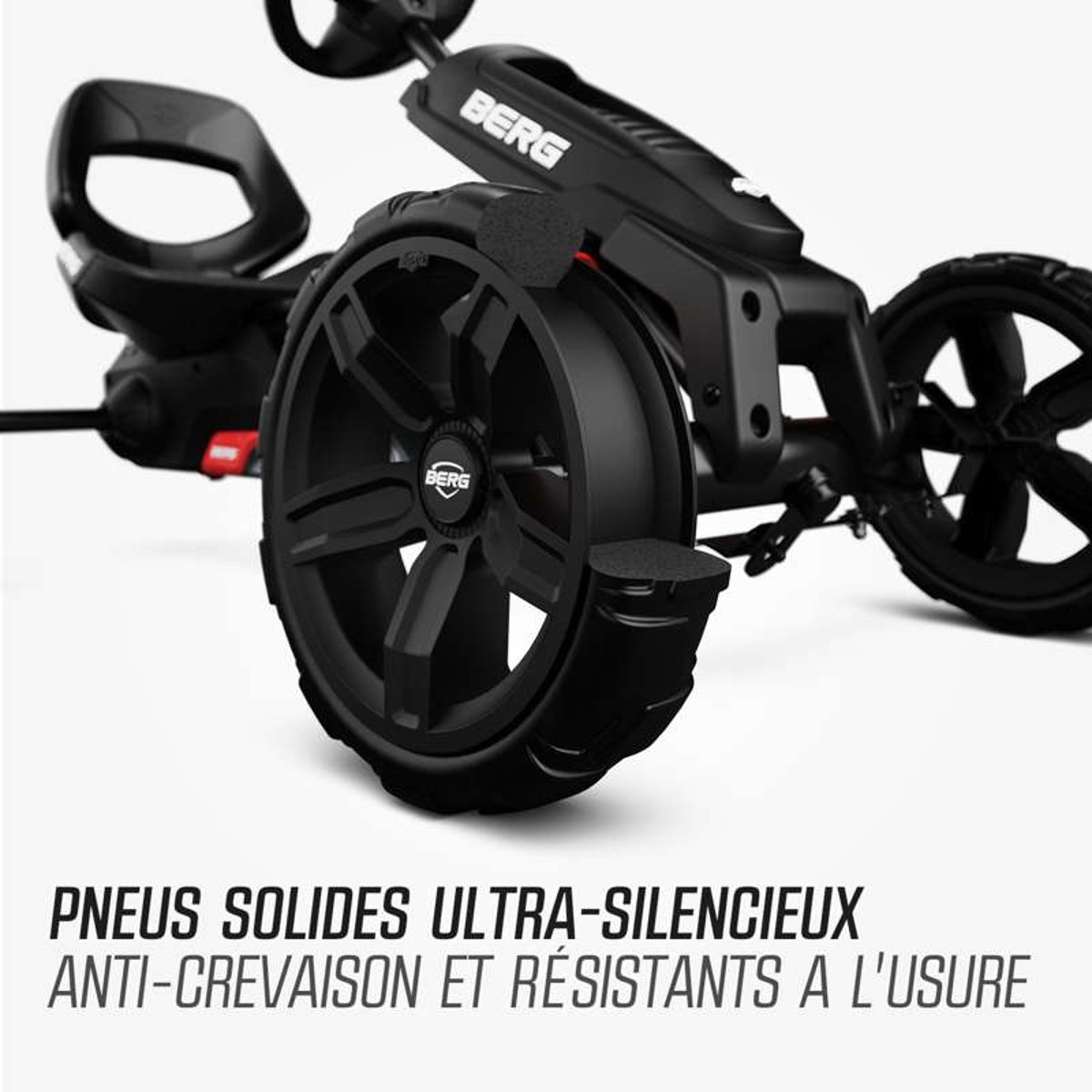 Kart à Pédales pour Enfants, 2+ Ans, Reppy Rebel Noir black, BERG TOYS