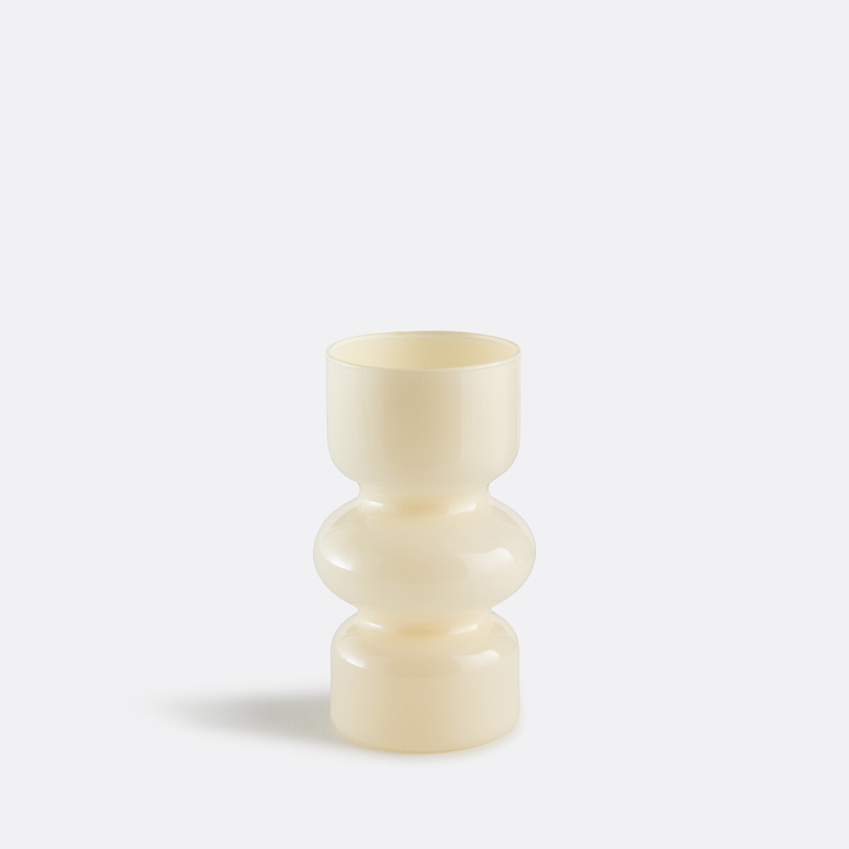 Orlya Glass Vase Height 18.2cm vanilla, LA REDOUTE INTERIEURS