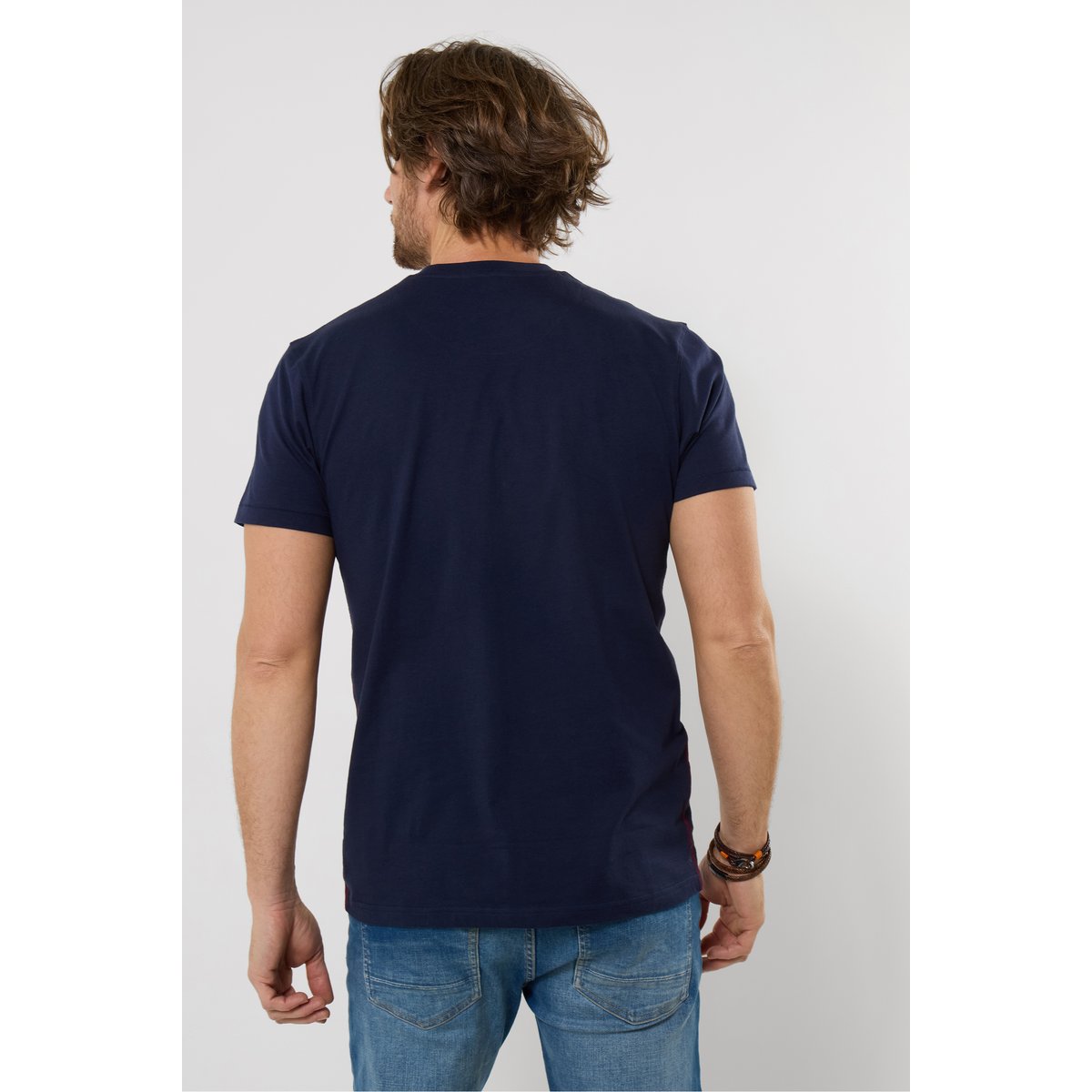 T-shirt graphique guitare et méduse bleu, JOE BROWNS