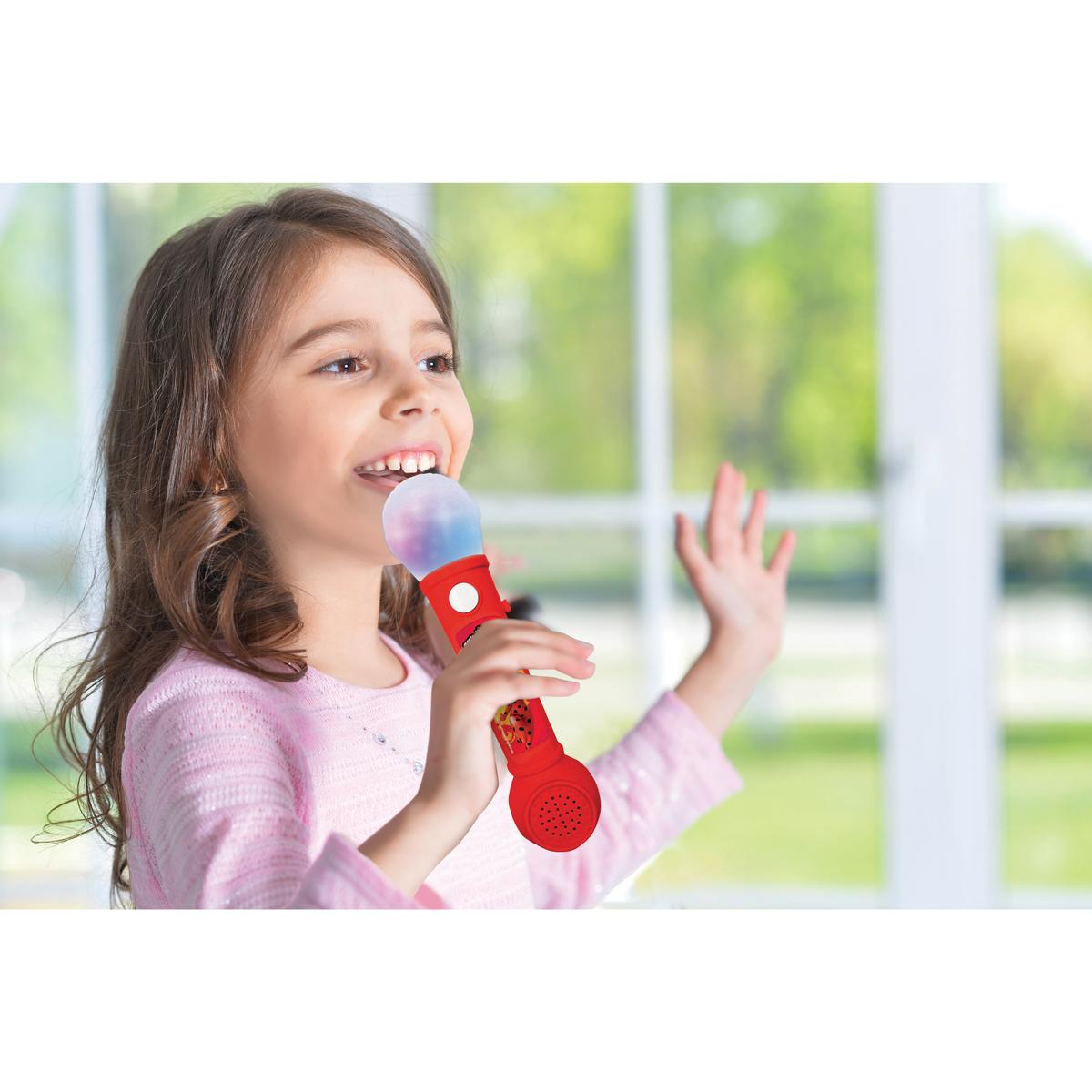 Microphone Lumineux Toy Story rouge, LEXIBOOK