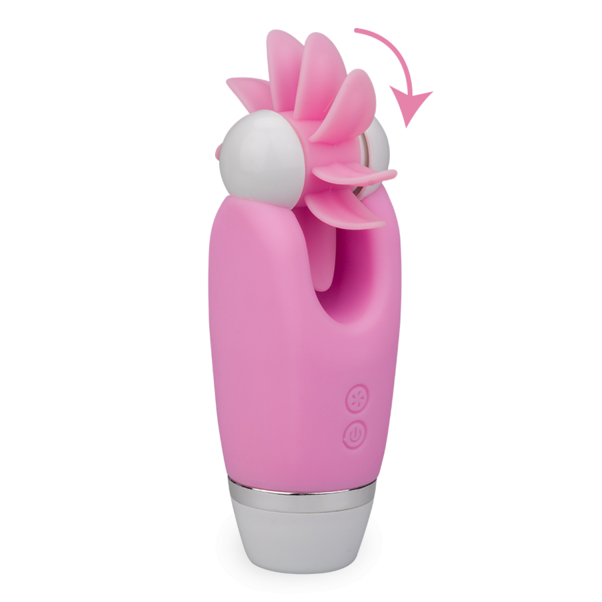 Stimulateur clitoridien langues rotatives rose, LOVE AND VIBES