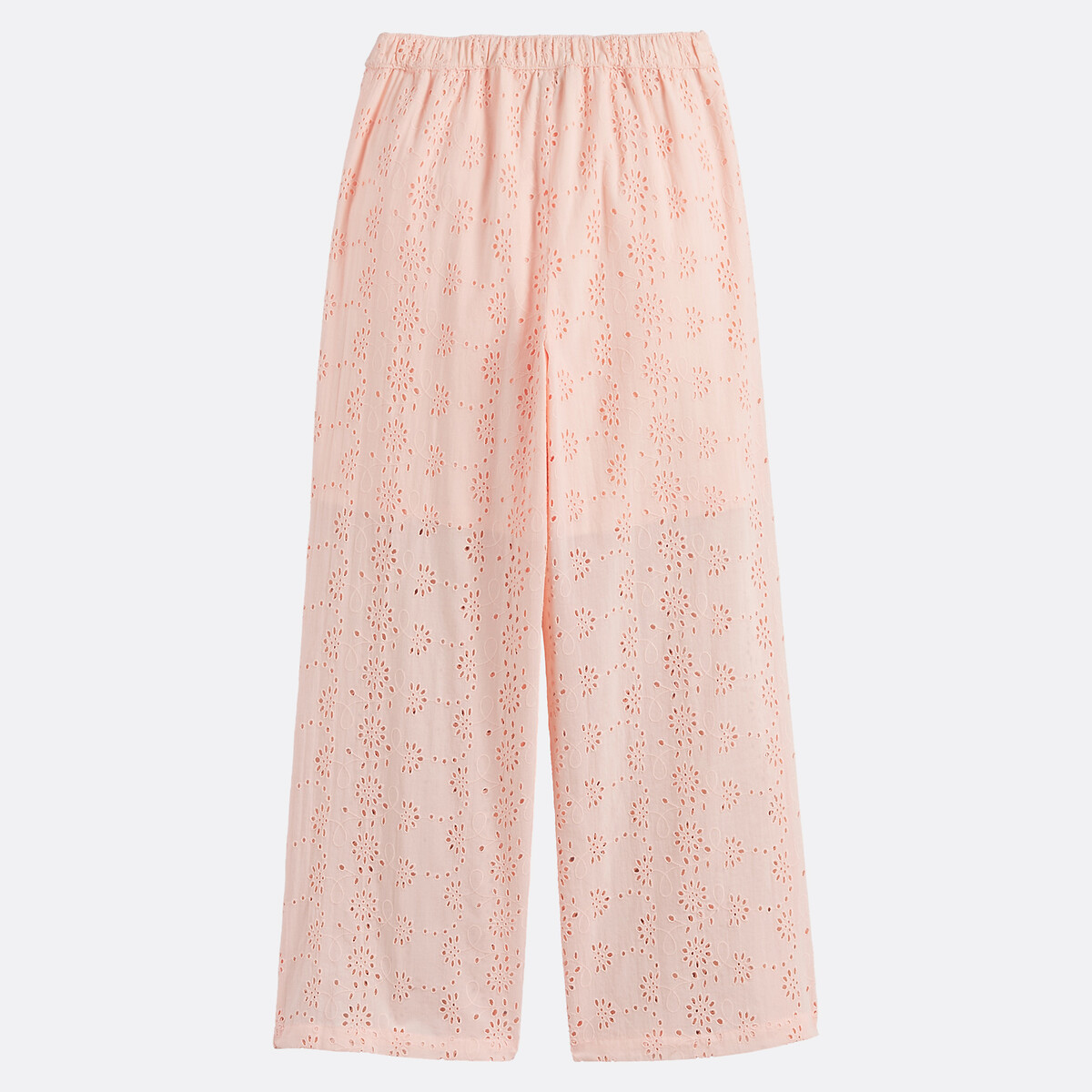 Broderie Anglaise Trousers pink, LA REDOUTE COLLECTIONS
