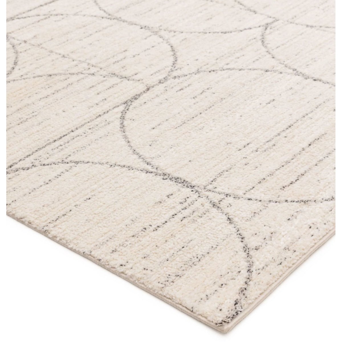 Tapis tissé plat moderne ALTA gris, NOVATREND
