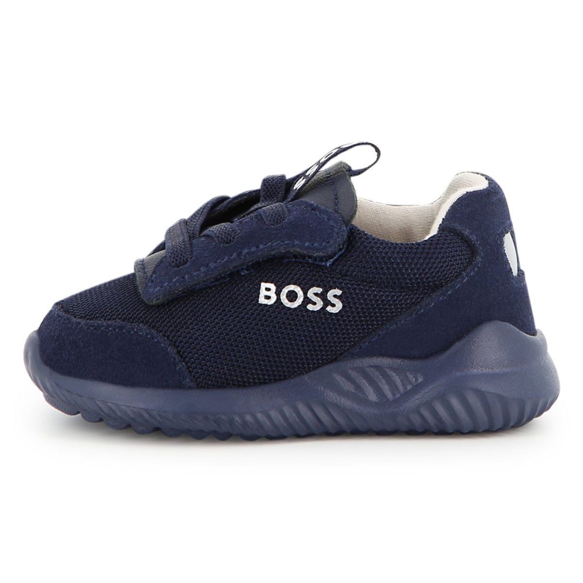 Baskets basses à lacets bleu cargo, BOSS KIDSWEAR
