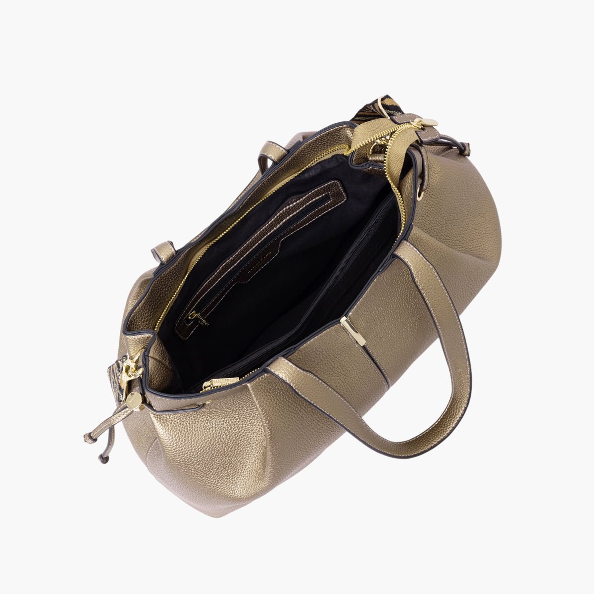 Grand sac shopper Taloum L bronze,doré, LOLLIPOPS