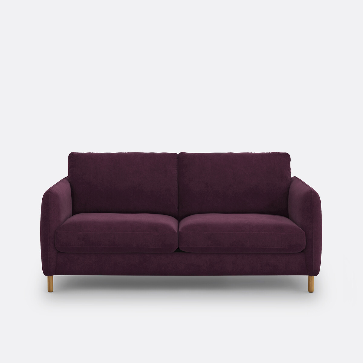Canapé velours, 2, 3 ou 4 places Loméo prune, LA REDOUTE INTERIEURS
