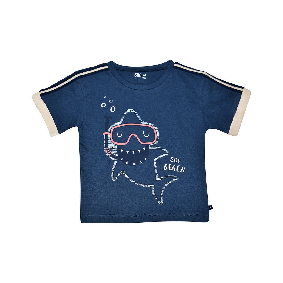 Tee shirt gad manches courtes enfant bleu, SUCRE D'ORGE