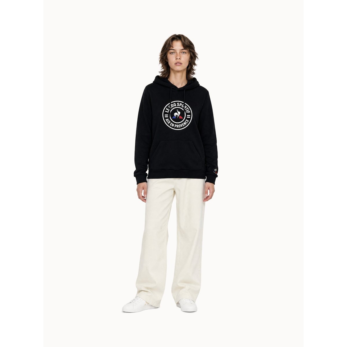 Sweat à capuche Unisexe City noir, LE COQ SPORTIF