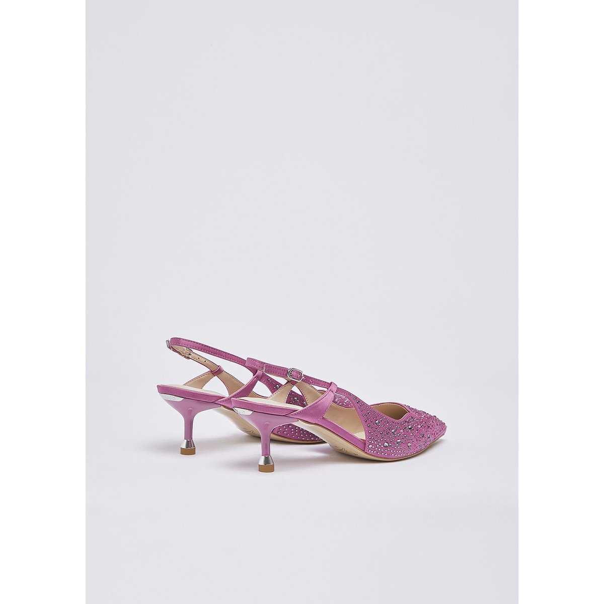 Slingback entièrement strass rose, LIU JO