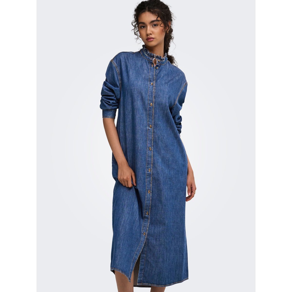 Robe En Denim medium blue denim 1, ONLY