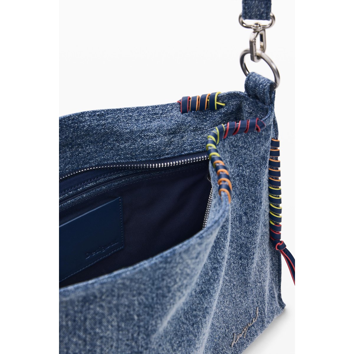 Sac grande denim cœur bleu, DESIGUAL