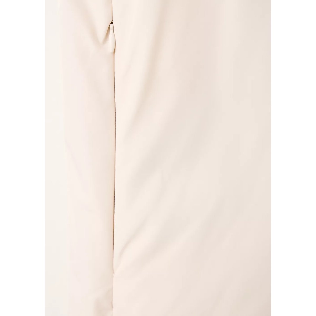Anorak matelassé long blanc cassé, MANGO