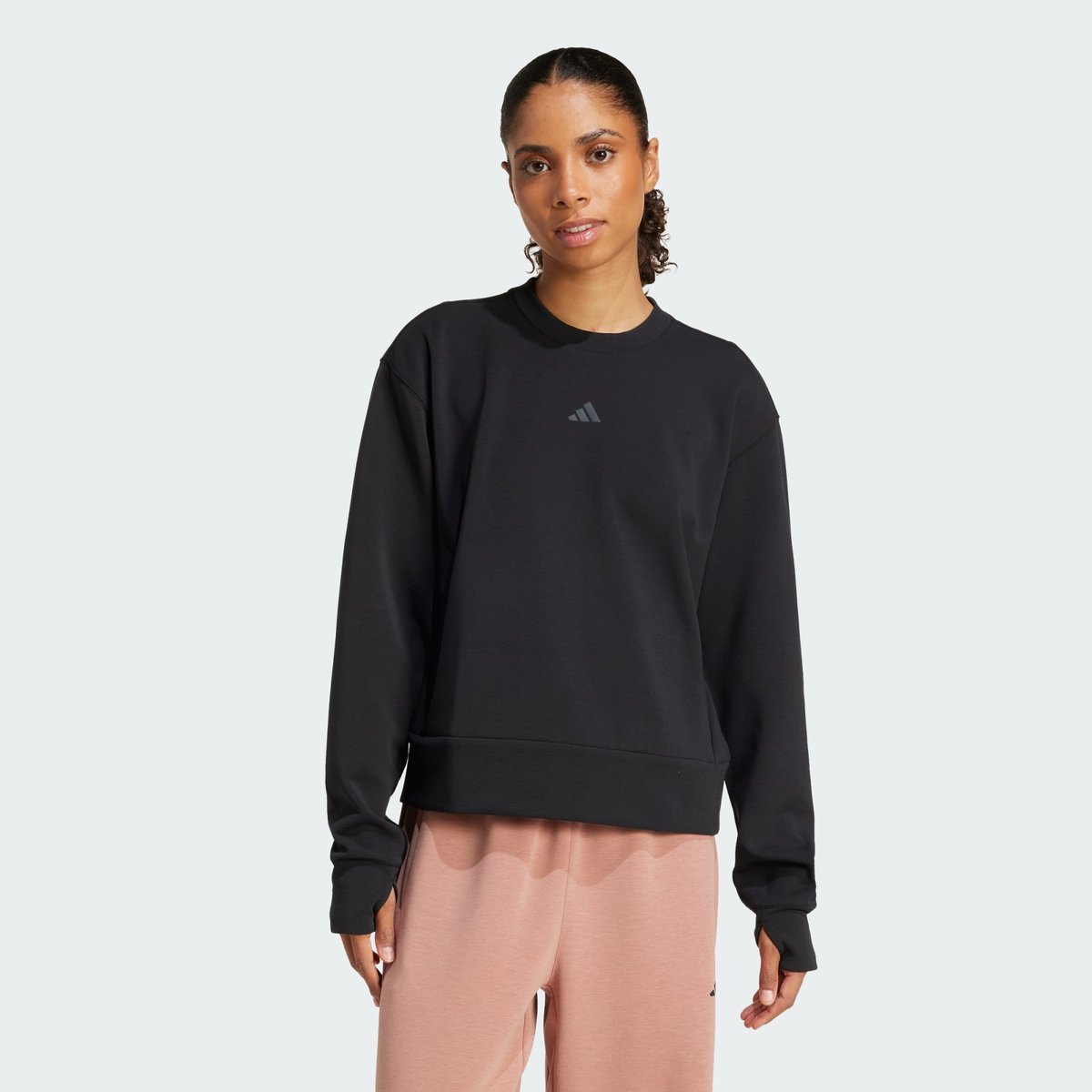 Sweat-Shirt Ras-Du-Cou D'échauffement Designed-For-Training Sweat-Shirt Ras-Du-Cou D'échauffement Designed-For-Training black, adidas Performance
