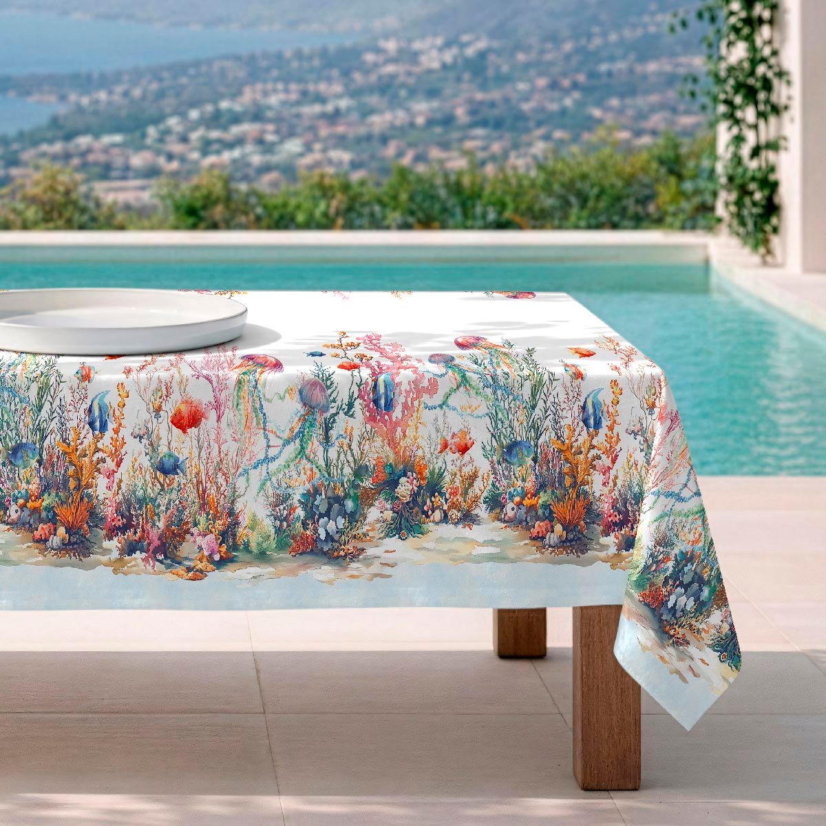 Nappe anti-taches Marema - 100% coton - multicolore, NAF NAF HOME