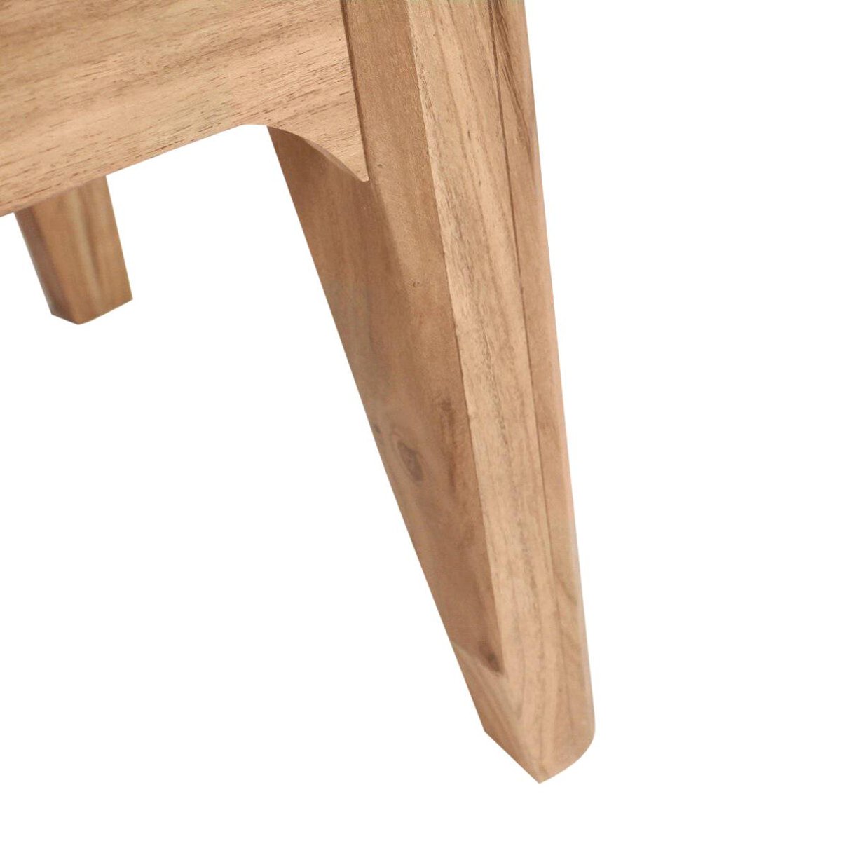 Table basse en bois de manguier ARTHURO blanc, MADE IN MEUBLES