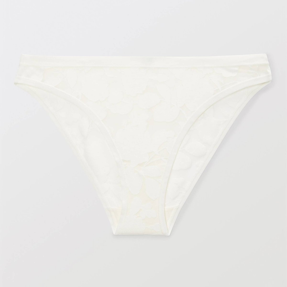 Culotte FLAVIE effet dévoré ecru, MONOPRIX