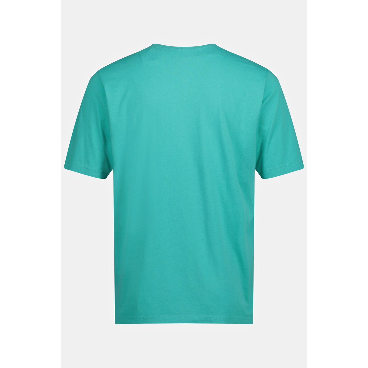T-shirt Basic, col en V vert caraïbes clair, JP1880