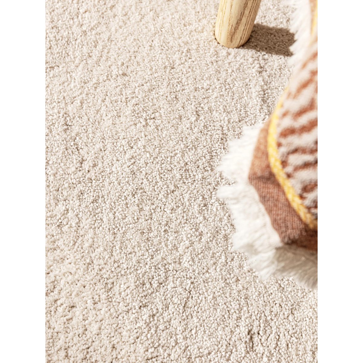 Tapis rond lavables NINA crème, BENUTA 