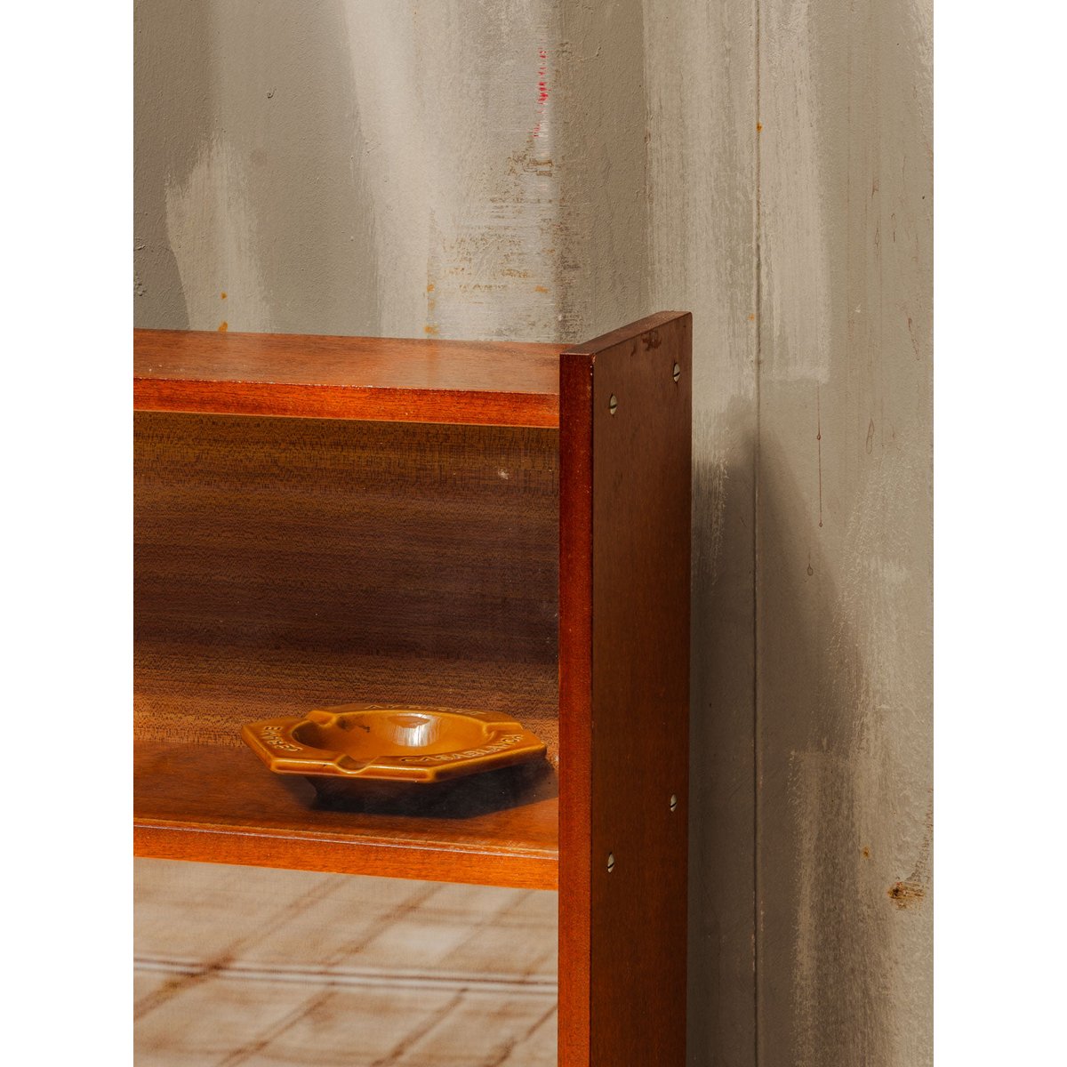 Vitrine en bois Victoria N°1317 - Bon état bois foncé, DEBONGOUT
